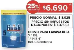 Carrefour Finish polvo para lavavajilla oferta