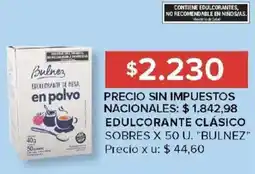 Carrefour Bulnez edulcorante clásico sobres oferta