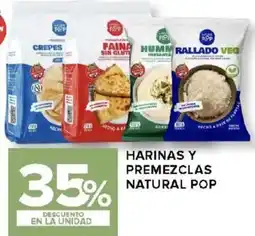Carrefour Harinas y premezclas natural pop oferta