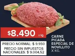Carrefour Carne picada especial de novillito oferta