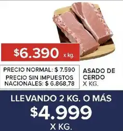 Carrefour Asado de cerdo oferta