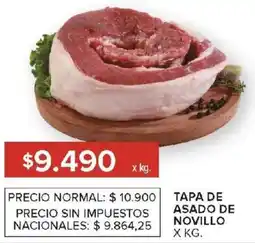 Carrefour Tapa de asado de novillo oferta