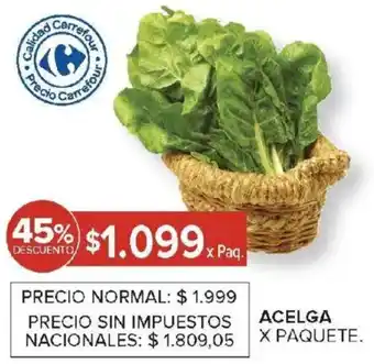 Carrefour Acelga oferta