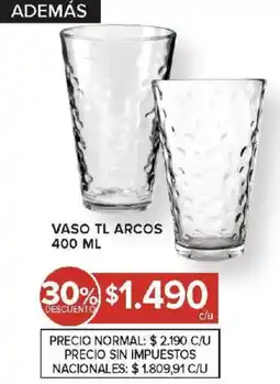 Carrefour Vaso tl arcos oferta