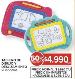 Carrefour Tablero de dibujo y deslizamiento v/ modelos oferta