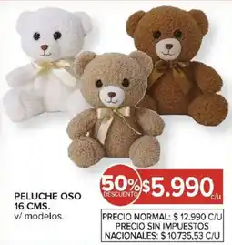 Carrefour Peluche oso oferta