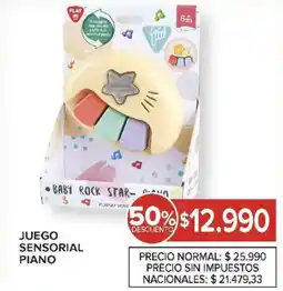 Carrefour Juego sensorial piano oferta