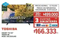 Carrefour Toshiba Smart TV 50" oferta