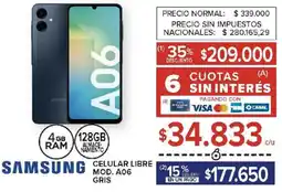 Carrefour Samsung celular libre oferta