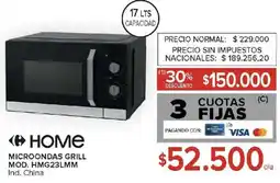 Carrefour Home microondas grill oferta