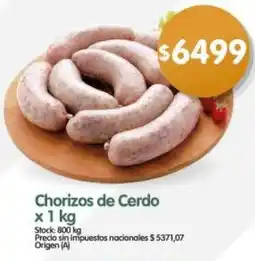 Supermercados Buenos Días Chorizos de cerdo oferta