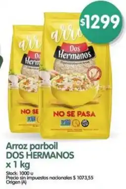 Supermercados Buenos Días Dos hermanos arroz parboil oferta