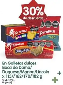 Supermercados Buenos Días En galletas dulces boca de dama/ duquesa/manon/lincoln oferta