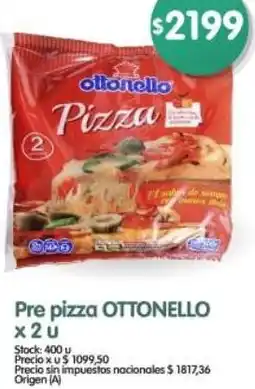 Supermercados Buenos Días Ottonello pre pizza oferta