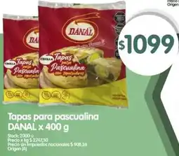 Supermercados Buenos Días Danal tapas para pascualina oferta