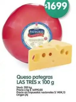 Supermercados Buenos Días Las très queso pategras oferta