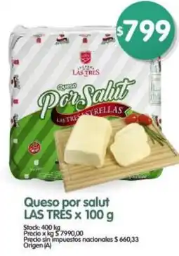 Supermercados Buenos Días Las très queso por salut oferta