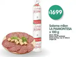Supermercados Buenos Días La piamontesa salame milan oferta