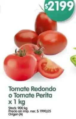 Supermercados Buenos Días Tomate redondo o tomate perita oferta