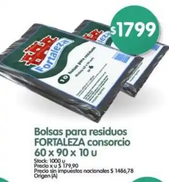 Supermercados Buenos Días Fortaleza bolsas para residuos consorcio oferta
