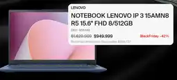 Naldo Lombardi Lenovo notebook ip 3 15amn8 oferta