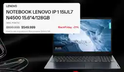 Naldo Lombardi Lenovo notebook ip 115ijl7 oferta