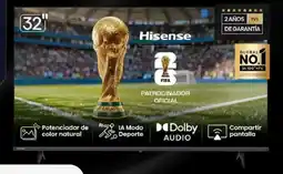 Naldo Lombardi Hisense tv smart 32" oferta