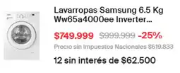 Naldo Lombardi Samsung lavarropas oferta