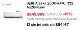 Naldo Lombardi Alaska split oferta