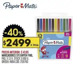 Coto Paper mate marcadores sylvapen fino oferta