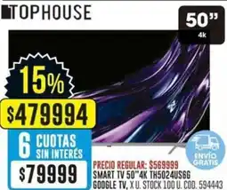 Coto Tophouse smart tv 50" oferta