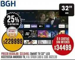 Coto Bgh smart tv 32" oferta