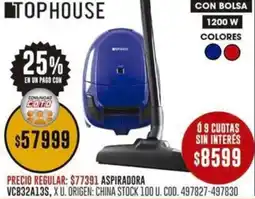 Coto Tophouse aspiradora oferta