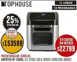 Coto Tophouse airfryer HF-1006A oferta