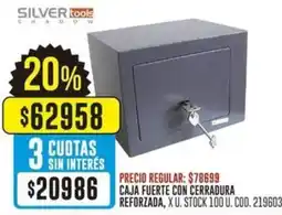 Coto Silver tools caja fuerte con cerradura oferta