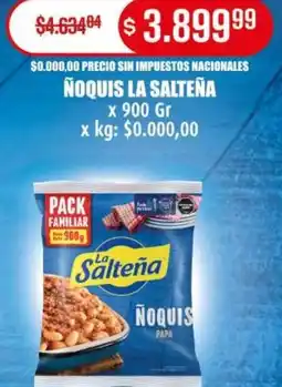 Makro La salteña ñoquis oferta