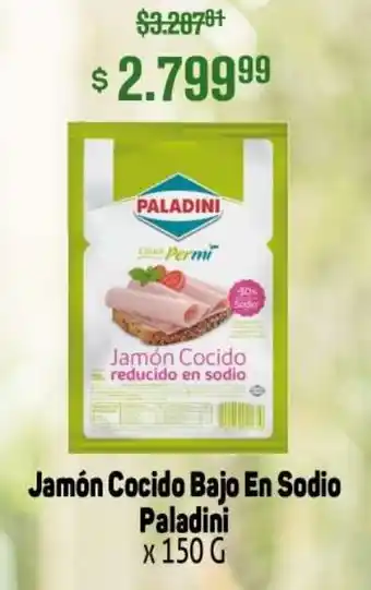 Paladiní jamón cocido reducido en sodio