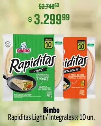 Bimbo rapiditas light/integrales
