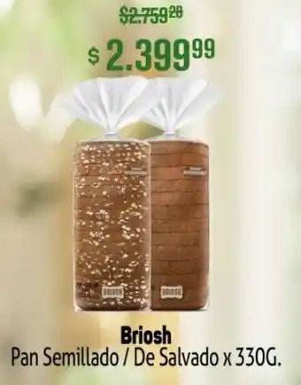 Briosh pan semillado/de salvado