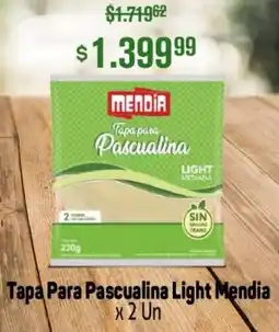 Makro Tapa para pascualina light mendia oferta