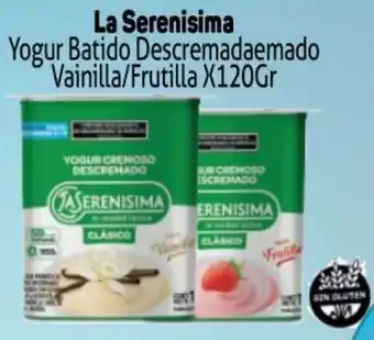 Makro La serenisima yogur batido descremadaemado vainilla/frutilla oferta