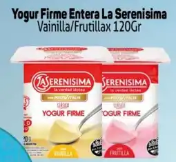 Makro La serenisima yogur firme entera vainilla/frutilla oferta