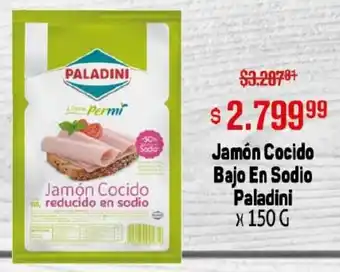 Paladiní jamón cocido bajo en sodio