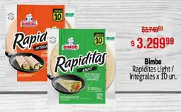 Makro Bimbo rapiditas light/ integrales oferta