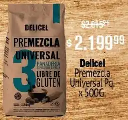 Makro Delicel premezcla universal pq. oferta