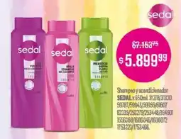 Makro Sedal shampoo y acondicionador oferta