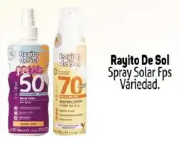 Makro Rayito de sol spray solar fps variedad oferta
