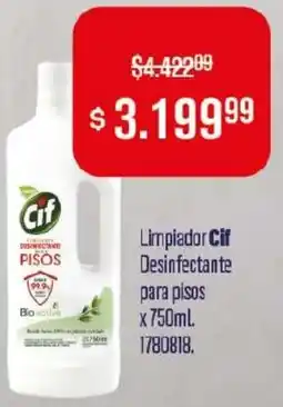 Makro Cif limpiador desinfectante para pisos oferta