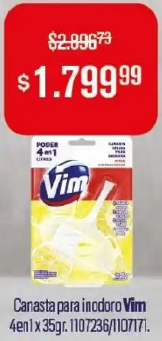 Makro Vim canasta para inodoro 4en1 oferta