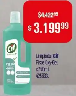 Makro Cif limpiador pisos oxy-gel oferta